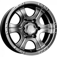 K&K Байконур Джип-Рейд Дарк Платинум 5*139,7 8xR16 ET-15 DIA110.1 (KC465-13)